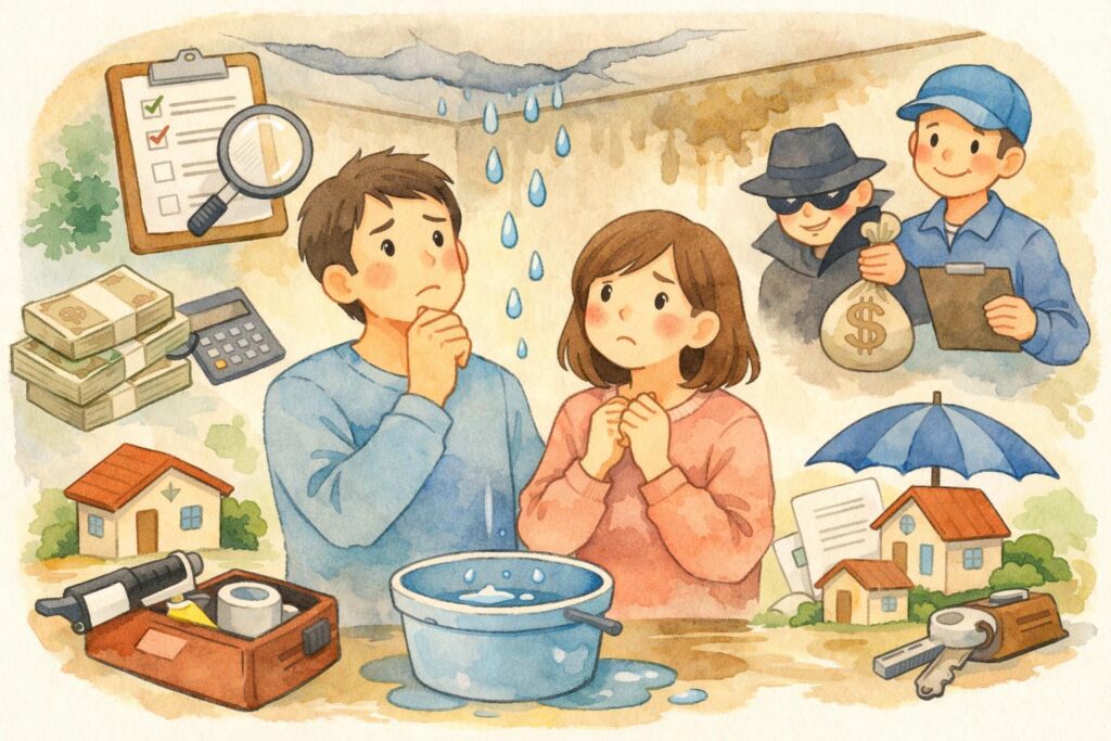 雨漏り調査・修繕 けんおうリノベーション